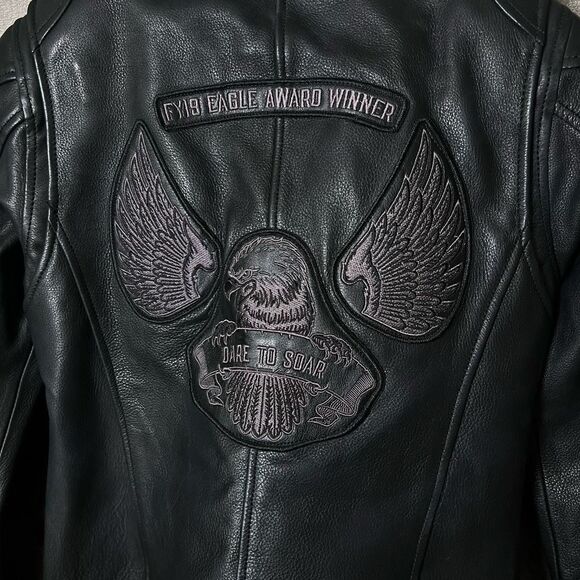 NWT Harley-Davidson Womens Leather Motorcycle Jacket Small - Picture 5 of 6